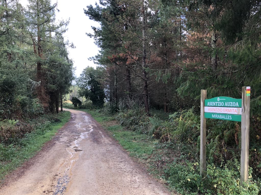 Área recreativa de Asentzio-Parking de Elgeta