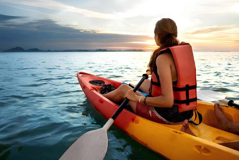 Tour en kayak por la playa de Iracema
