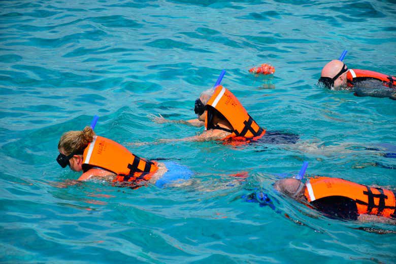 Snorkel y tour en moto de agua por Playa del Carmen