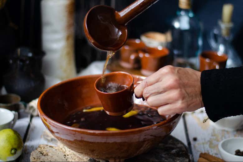 Queimada en Santiago de Compostela
