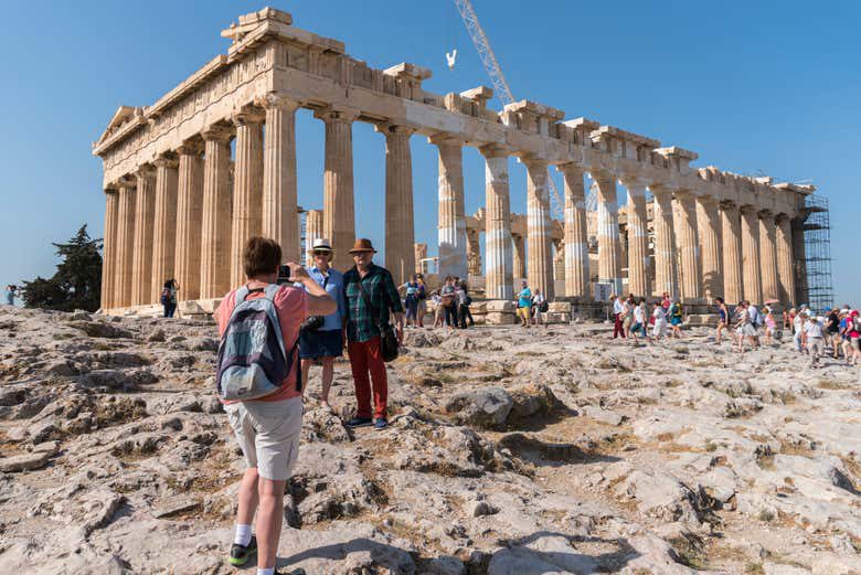 Visita guiada por la Acrópolis + Atenas al atardecer