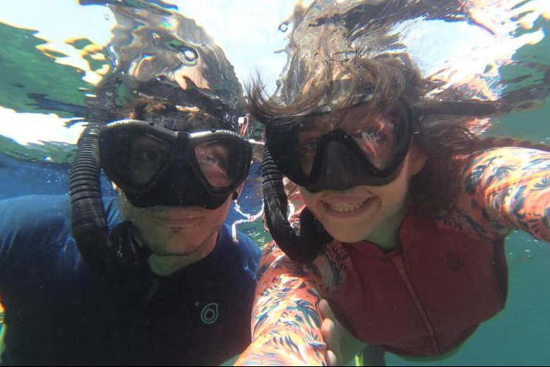 Snorkel en la isla del Fraile
