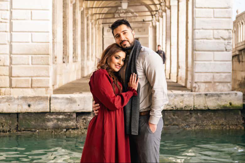 Sesión privada de fotos en Venecia
