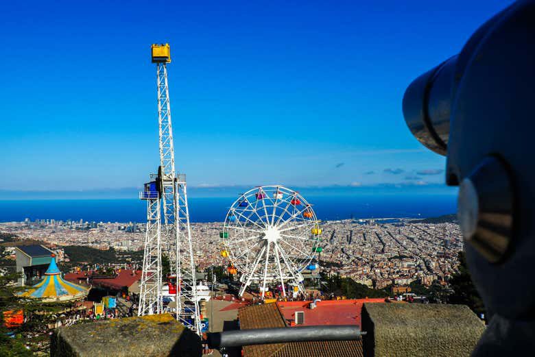 Entrada al parque de atracciones del Tibidabo