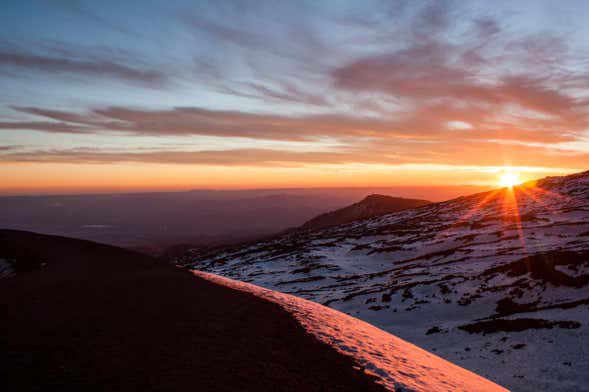 Tour por el Etna al atardecer