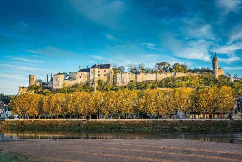 Entrada a la Fortaleza Real de Chinon