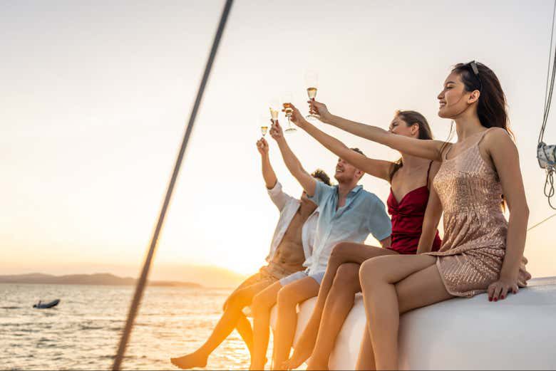 Paseo en barco al atardecer por Bonaire