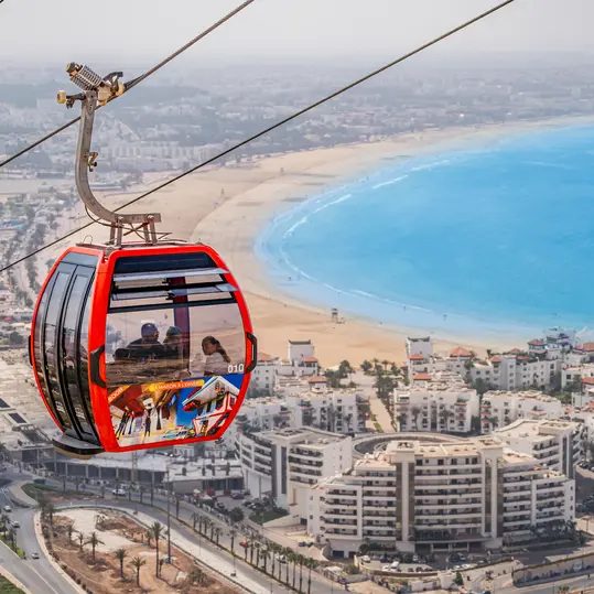 Foto 3 de Historia de Agadir, Ruinas y Experiencia en Teleférico