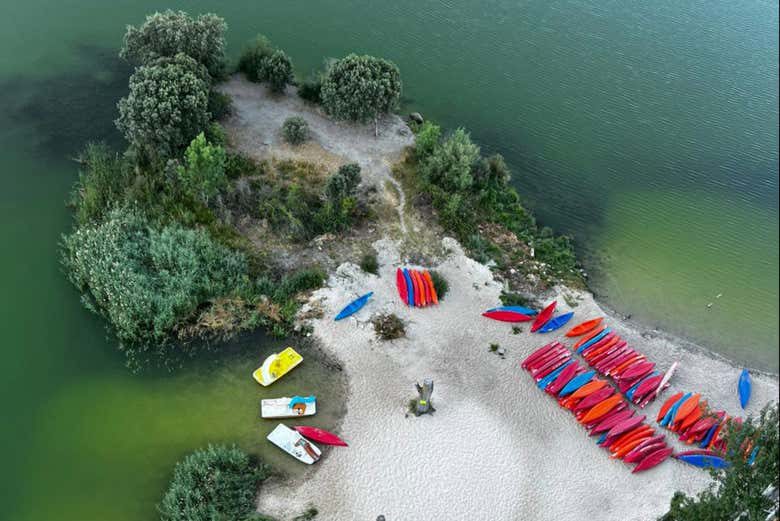 Alquiler de kayak en las Hoces del Duratón + Paella en un chiringuito
