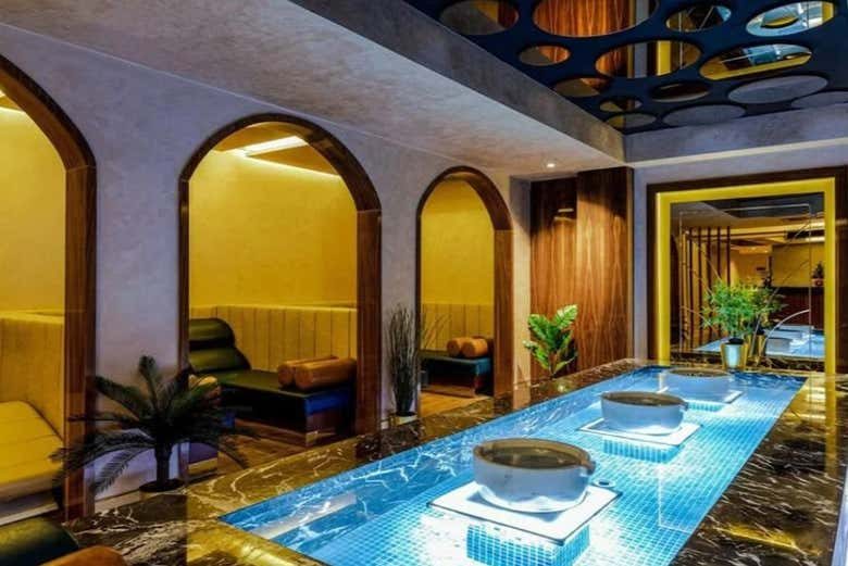 Baño turco y masaje en Beethoven Premium Spa
