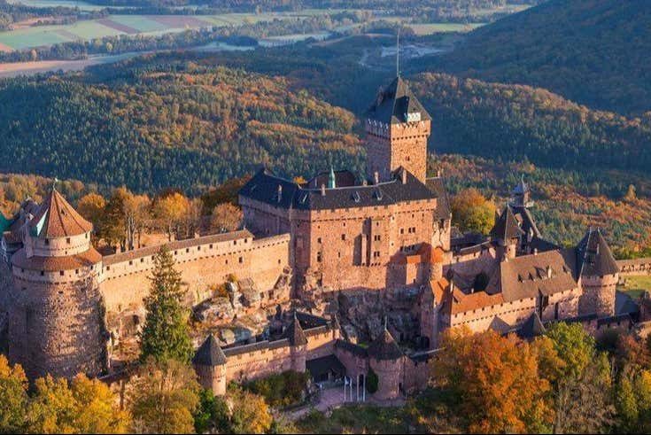 Entrada al castillo de Haut-Koenigsbourg