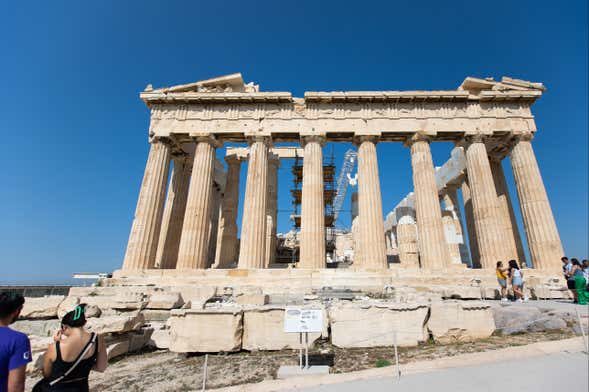 Entrada a la Acrópolis de Atenas