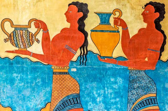 Visita guiada por el Palacio de Knossos