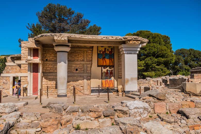 Entrada al Palacio de Knossos