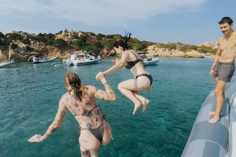 Snorkel en la isla de Caprera y en la playa Testa del Polpo