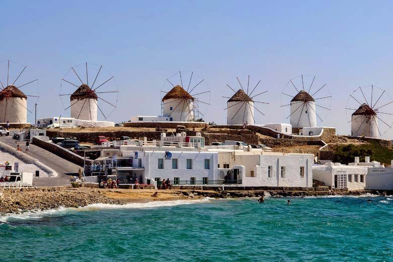 Ferry entre Atenas y Mykonos