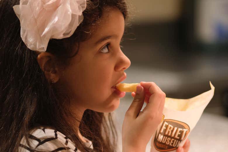 Entrada al Frietmuseum, el Museo de las Patatas Fritas de Bruselas