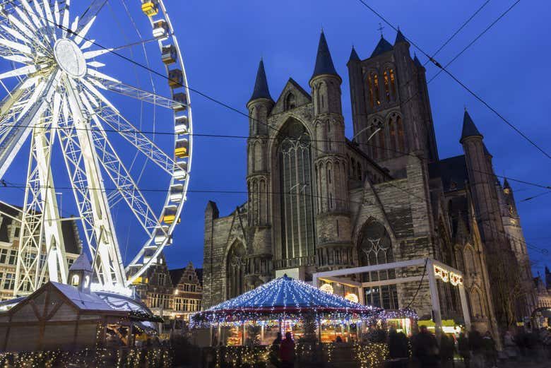 Free tour navideño por Gante