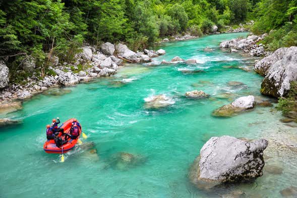 Rafting en el río Isonzo