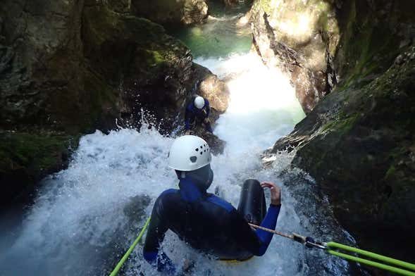 Descenso de cañones en Bled
