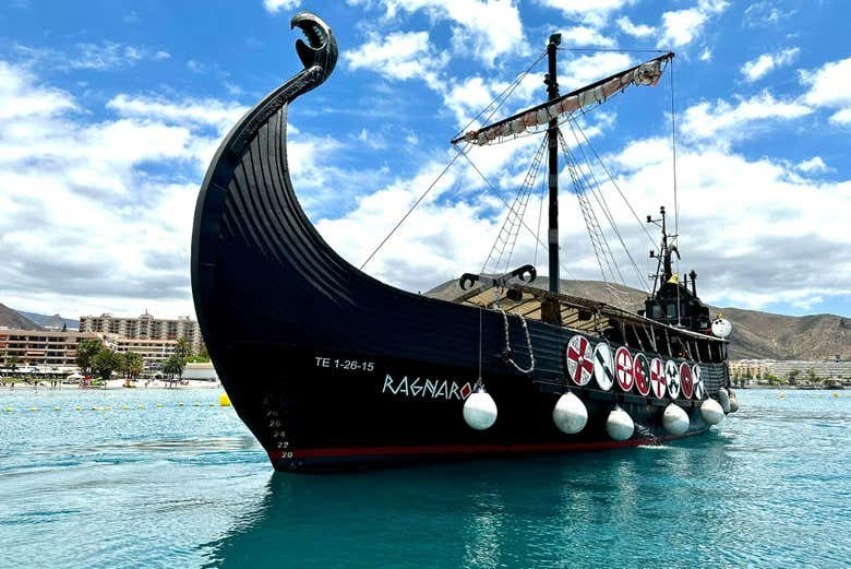 Paseo en barco vikingo con avistamiento de delfines y ballenas