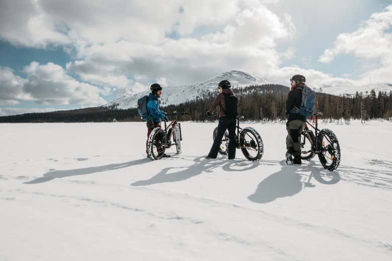 Tour en bicicleta eléctrica por Pallas-Yllästunturi