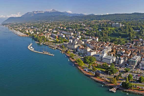 Barco a Évian-les-Bains