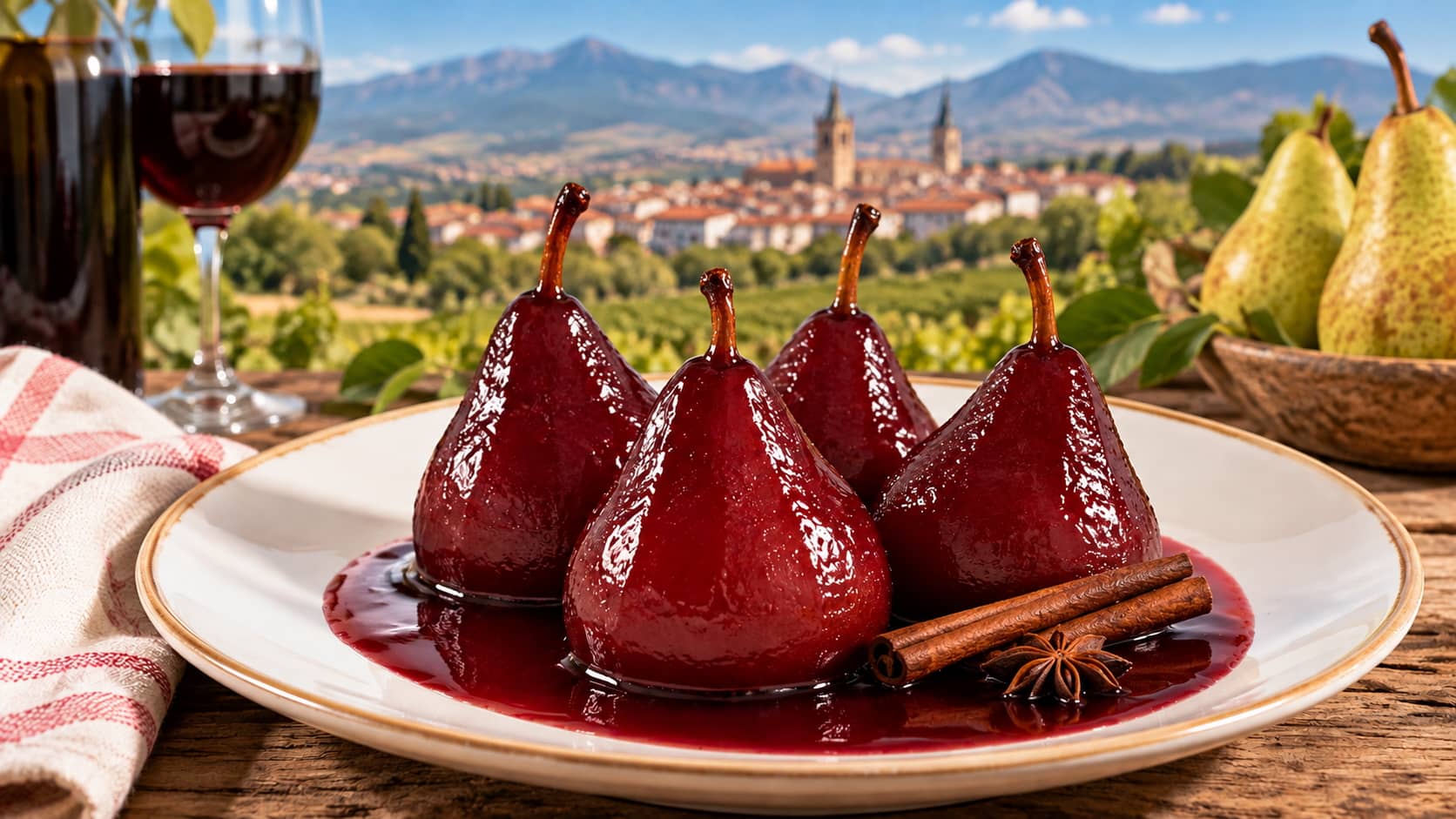 Peras de Rincón de Soto al vino