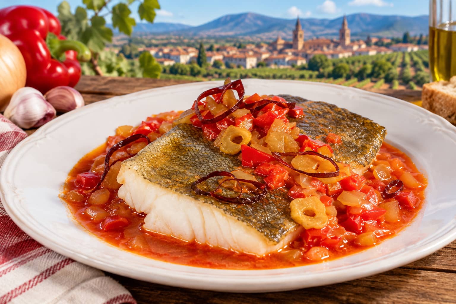 Bacalao a la riojana