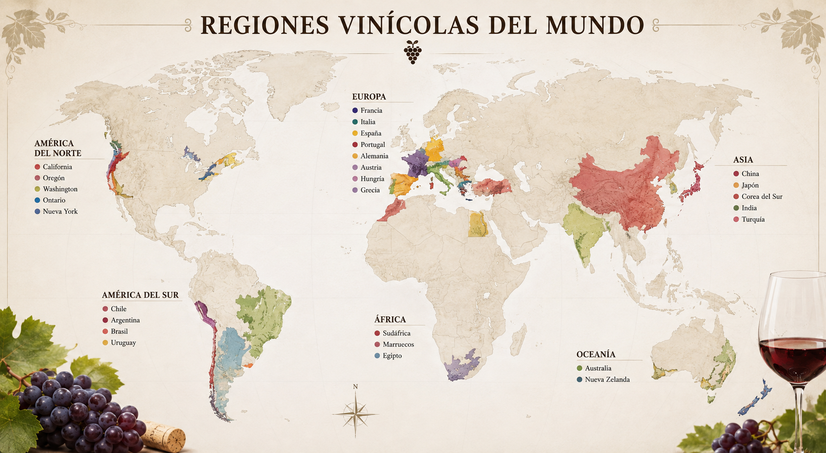 Regiones del mundo